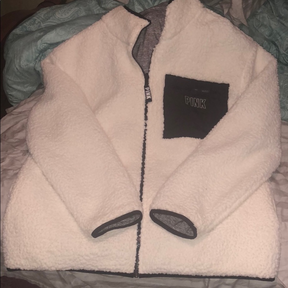 Victoria’s Secret PINK reversible Sherpa Jacket